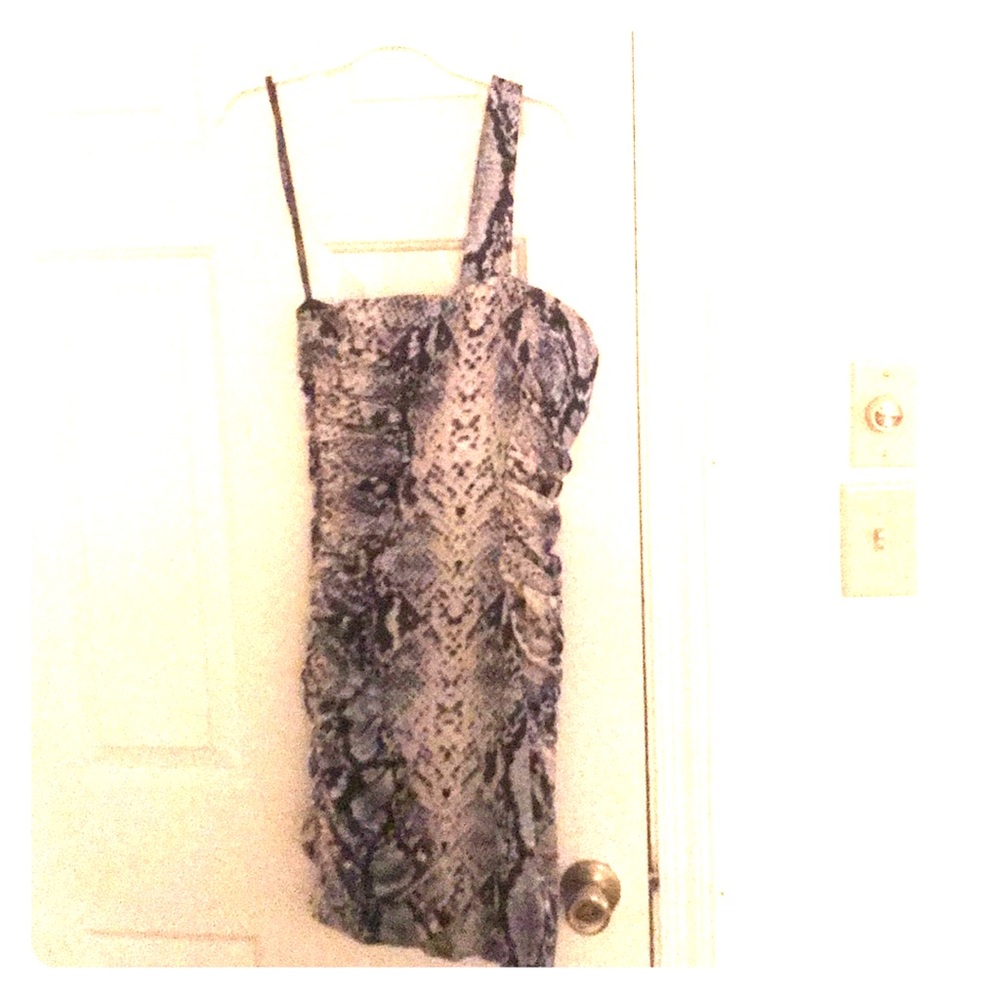 One shoulder Bebe dress